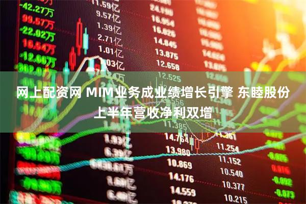 网上配资网 MIM业务成业绩增长引擎 东睦股份上半年营收净利双增